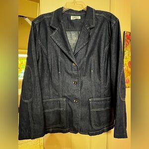 Ladies denim blazer